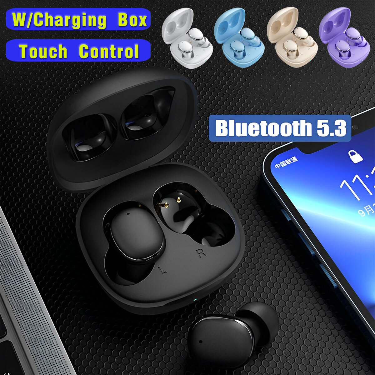 Wireless Bluetooth Earphones Headsets Mini Earbuds For Samsung S23/S23+/Ultra/FE-image