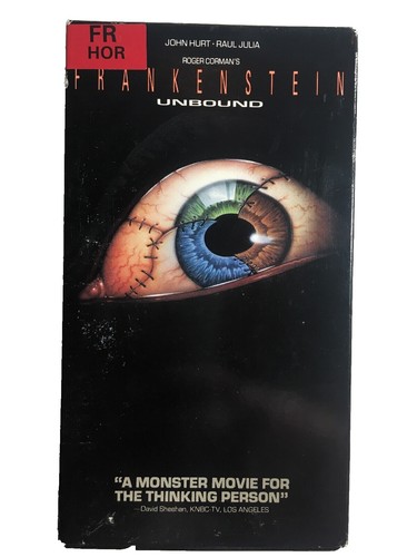 Frankenstein Unbound VHS Tested John Hurt Raul Julia CBS FOX