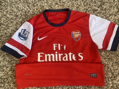 Arsenal FC Football Soccer Jersey Mens Medium Number 11 2013-14 Home Red - 第 2/3 張圖片