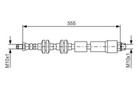 Bosch 1987481569 Bremsschlauch 555 Mm FüR BMW X1 E84 1.6-2.0D 03.09-06.15