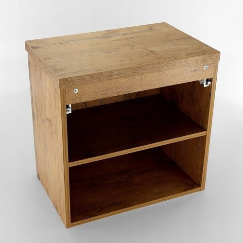 paplinskimoebel Badunterschrank mit Platte Hänged Türe Regal Allzweckschrank 60 - Bild 7 von 14