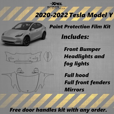 Pre-Cut PPF Rocker Panel Paint Protection Film for Tesla Model 3 (2017 2018  2019 2020 2021 2022 2023)