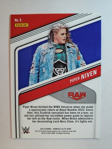 2023 Donruss Elite WWE Wrestling - #9 PIPER NIVEN - Picture 2 of 2