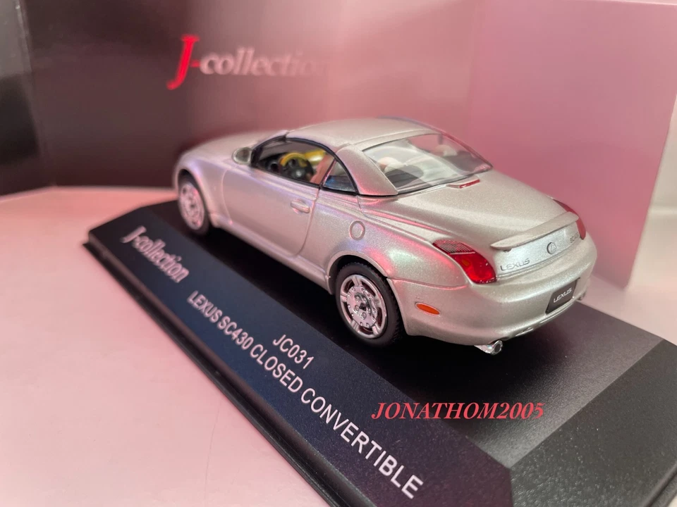 J-COLLECTION JC031 - LEXUS SC430 CHIUSA CONVERTIBILE ARGENTO 1/43° - Immagine 4 di 4