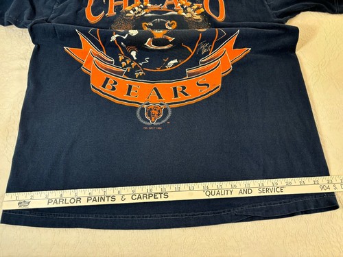 T-shirt vintage anni 90 Chicago Bears Jack Davis 1994 Iron Knights Athletics Large Fade - Foto 15 di 20