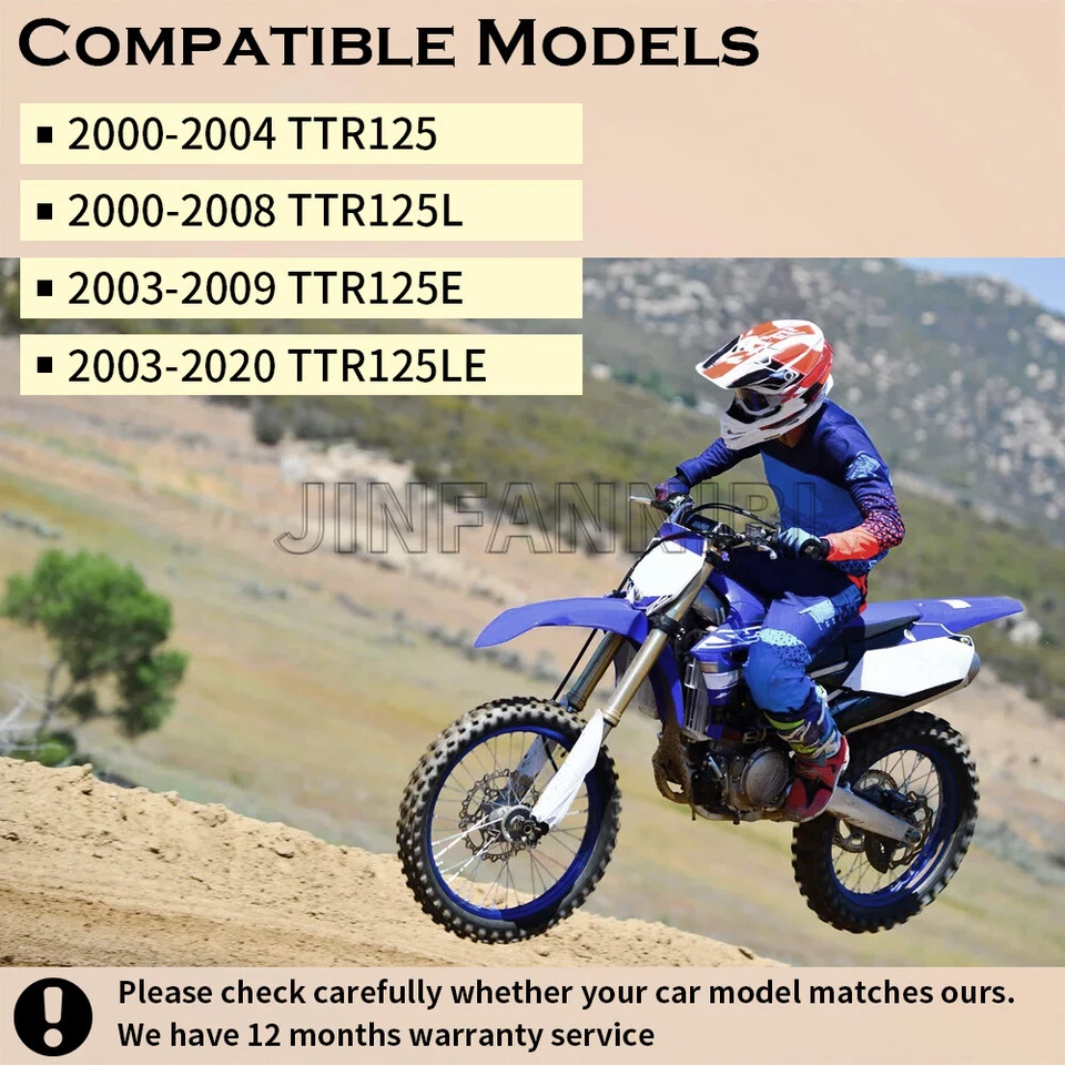 Complete Engine Gasket Seals Kit w/Spark Plug for Yamaha TTR125 TTR125E TTR125LE - Изображение 2 из 4