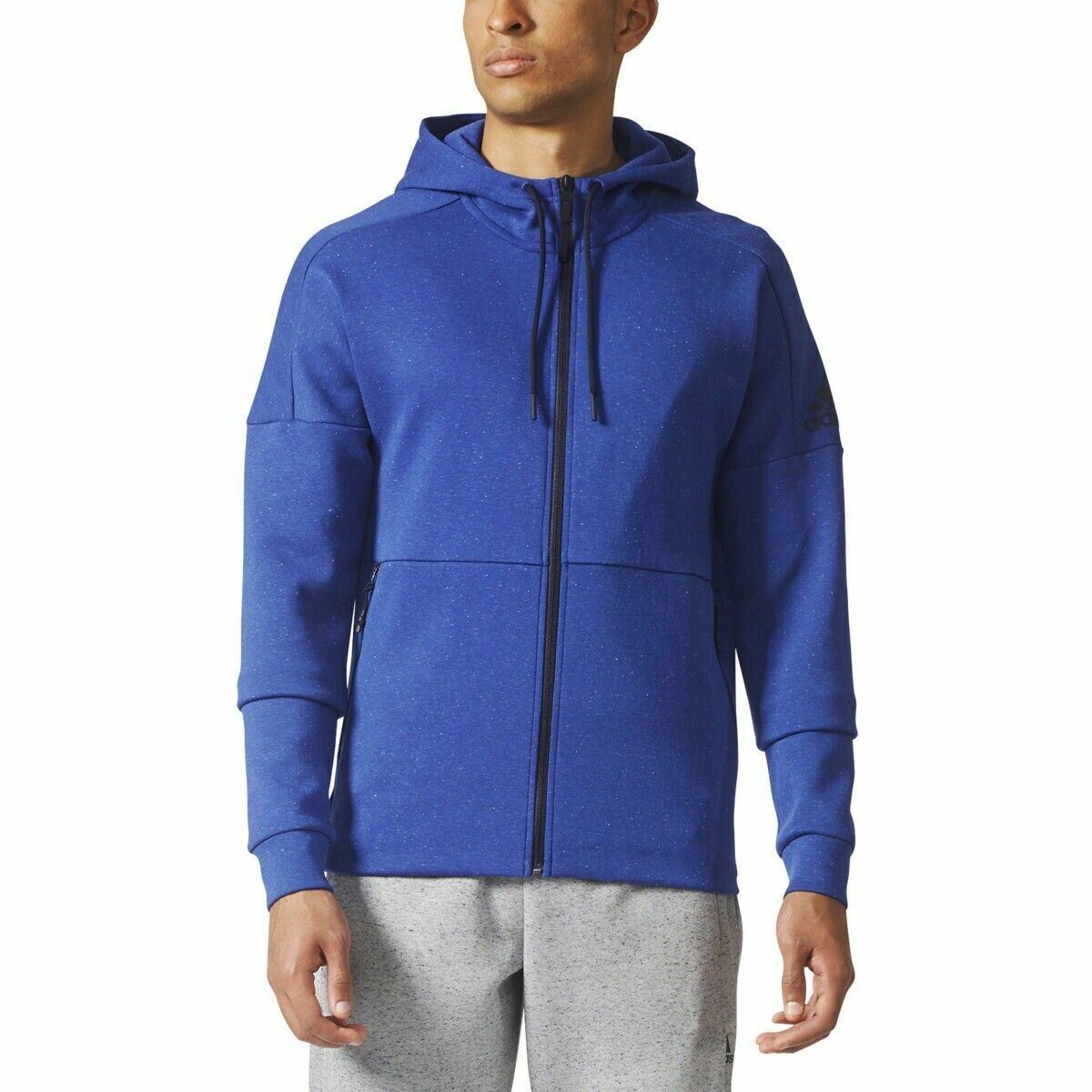 Mens Adidas ID Stadium Full Zip Hoodie 