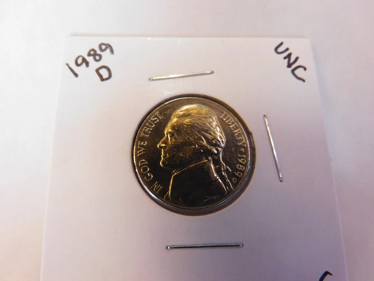 U.S. Mint 1989 US Jefferson Nickels (1938-Now) for sale | eBay