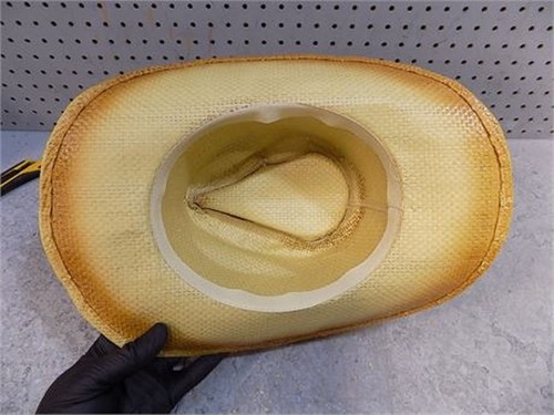 5 COORS BANQUET BEER STRAW COWBOY HAT 