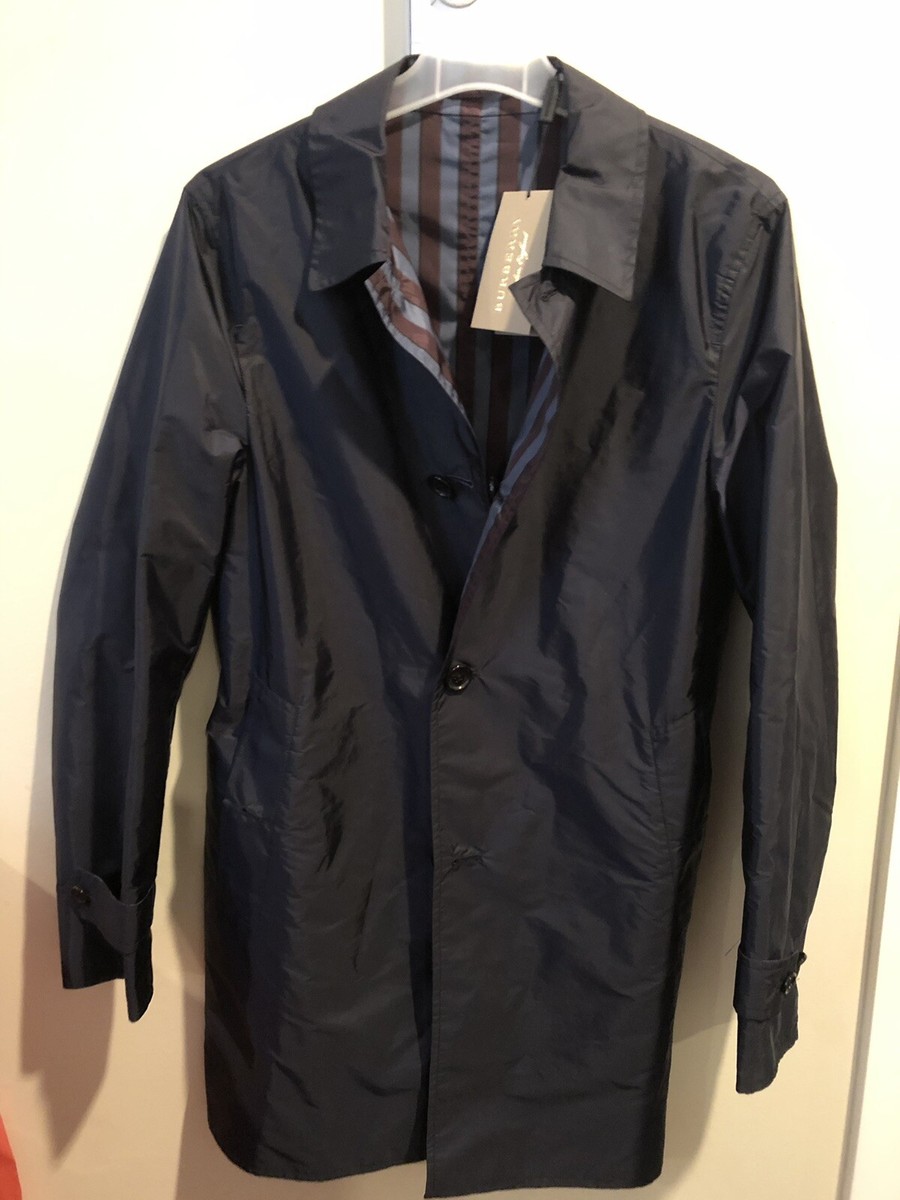 Burberry Reversible Jacket Trench Coat Sz 38 | eBay