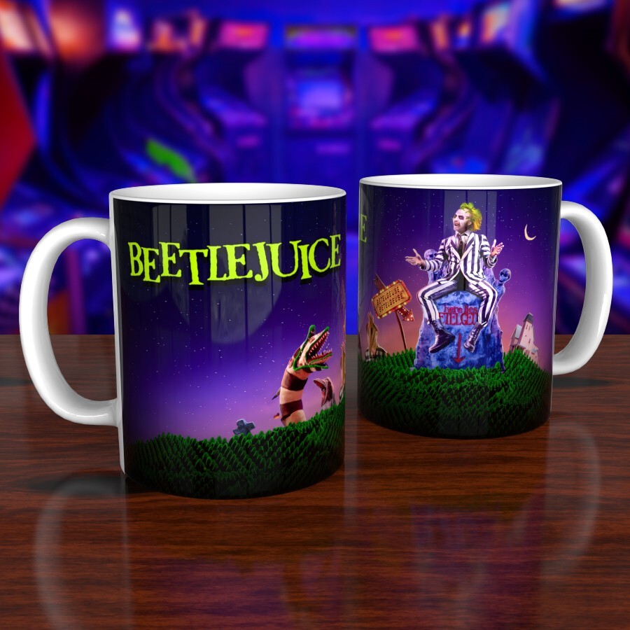 Beetlejuice (1988) Mug Michael Keaton Standard 11oz