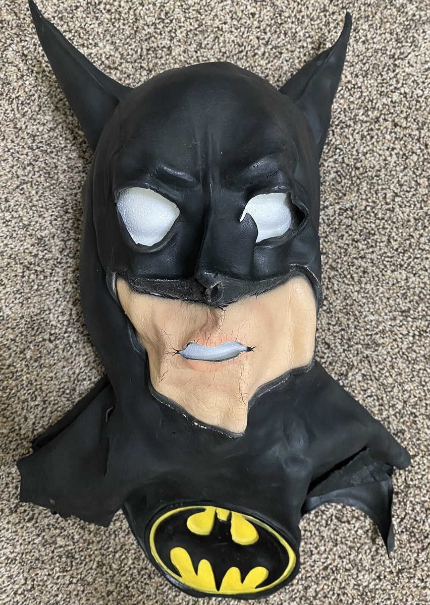 バットマン (1989) カウル フェイスプレート ライフキャスト マスク Vintage DC Comics Batman 1989 Cowl Mask Rare | eBay