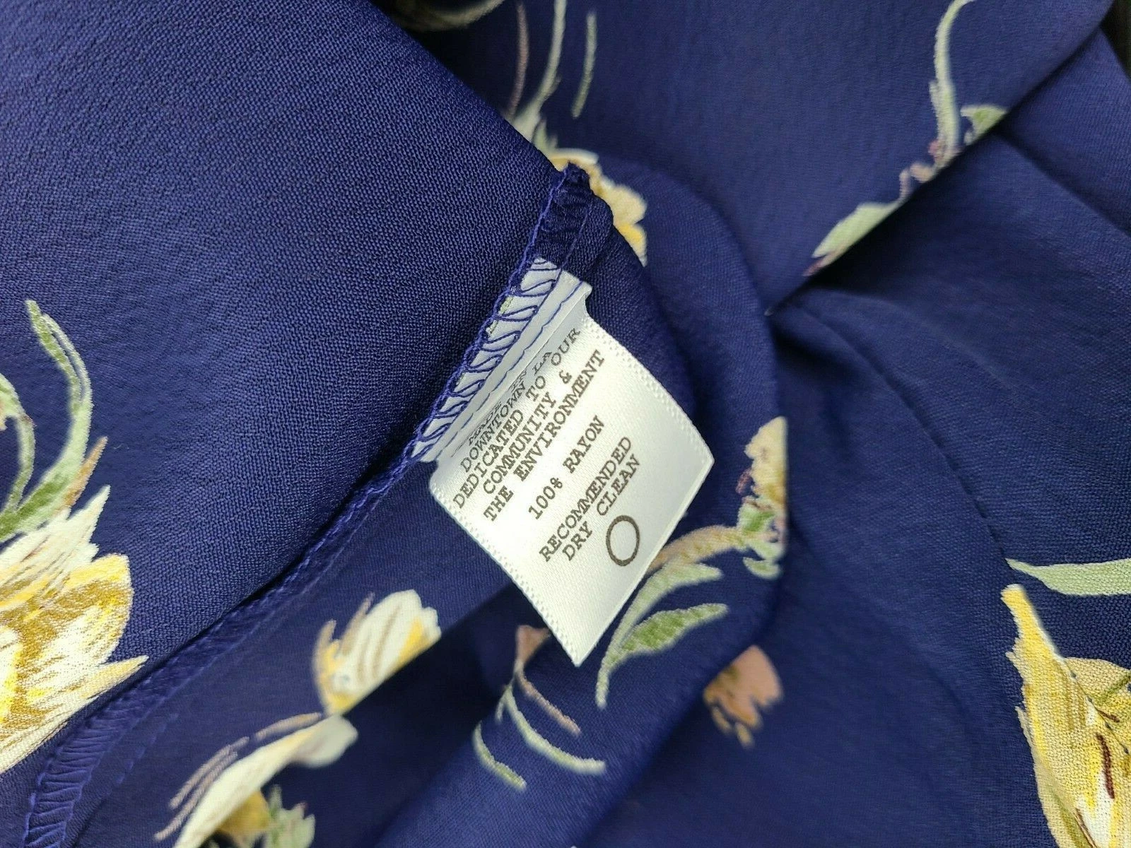 Nuovo Flynn Skye Celine Maxi Abito Slip Donna Grande Blu Profondo Fiori Floreale