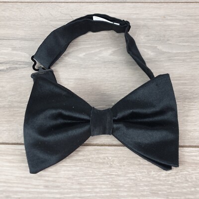 Topman Fliege schwarz 13 x 8 cm