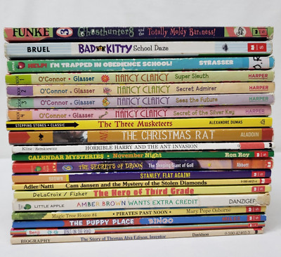 2nd 3rd Grade Chapter Books Lot of 20 Homeschool Teacher Classroom RL2 RL3 Set