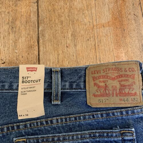 NWT Levi's Men's 517 Bootcut Jeans Med Wash Cotton Denim Mens Size 44x32 NEW - Picture 7 of 11