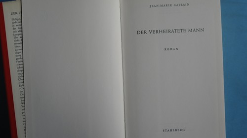 160943- Jean-Marie Caplain - Der verheiratete Mann Gebundene Ausgabe 1961 - Picture 3 of 3