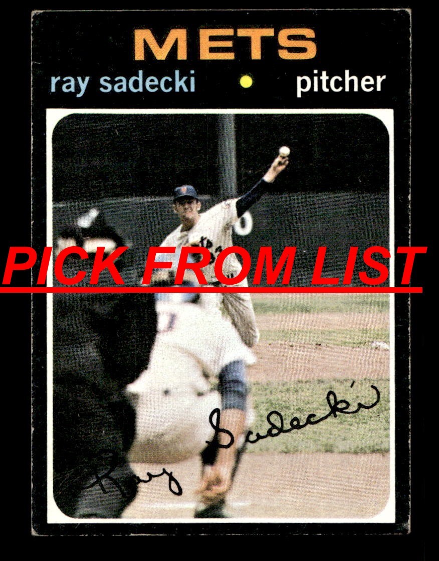 1971 Topps 219-523 VG-EX Pick From List All PICTURED dd7 | eBay