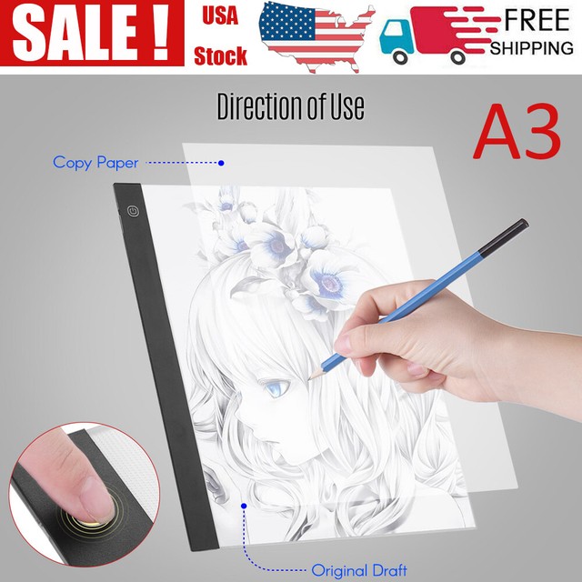 Diamond Painting A3 Dimmable Light Pad With 3 Level Brightness LED