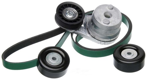 Serpentine Belt Drive Component fits 2002-2010 Chevrolet Silverado 2500 HD Silve