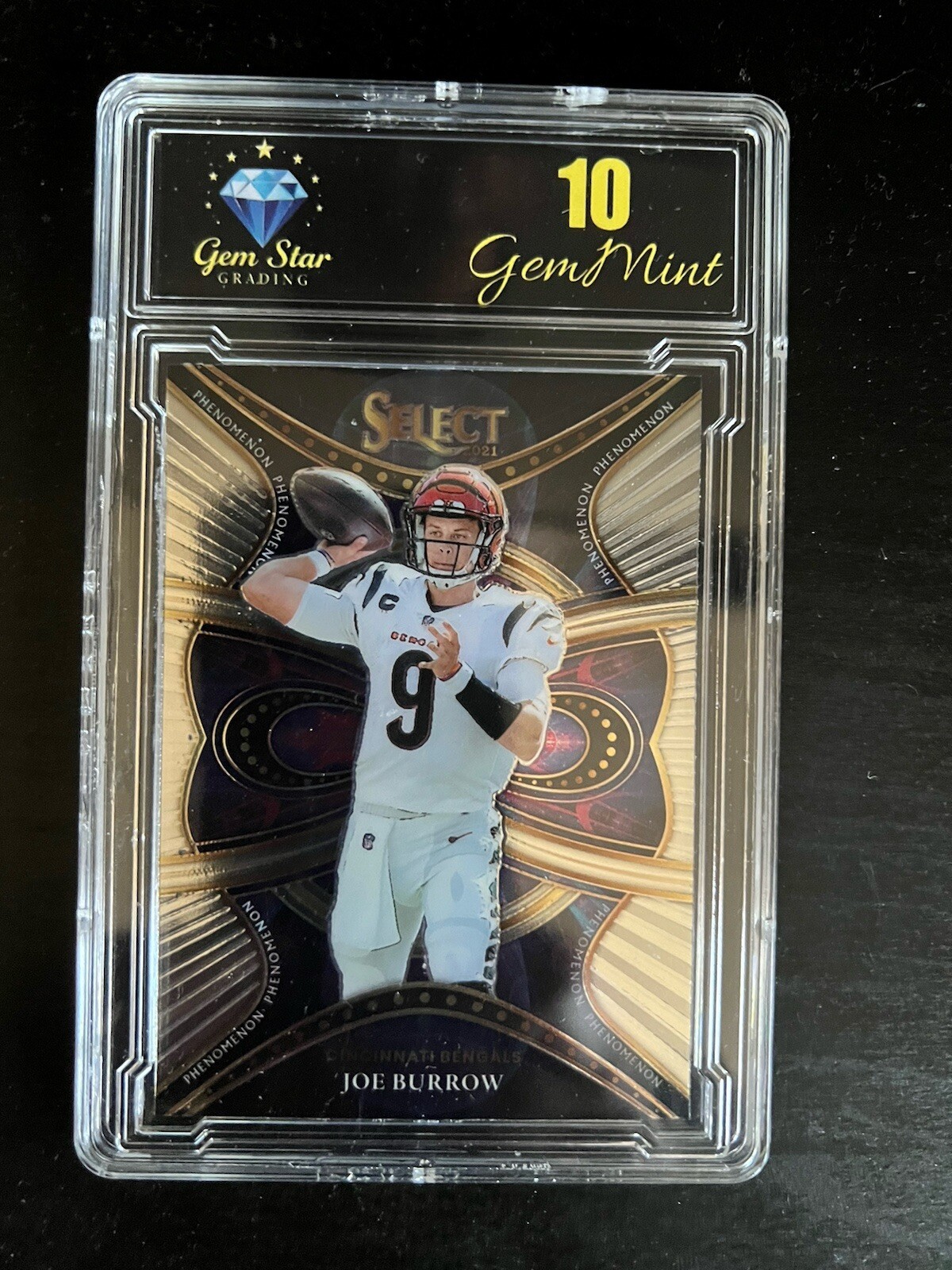 JOE BURROW 2021 Panini Select #PHE-3 Phenomenon Silver Prizm