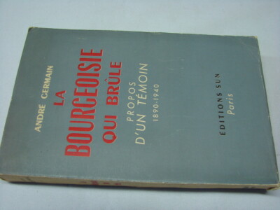 (Andre German) La borgeoise qui brule 1951 Editions Sun