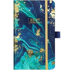 2025-2027 Pocket Planner Calendar 3-Year Monthly Planner with Inner Pocket