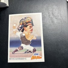 B101 1991 Score #663 Benito Benny Santiago San Diego Padres All Star Team