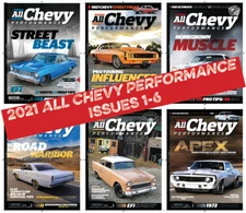 All Chevy Performance Magazine January - June 2021 Magazine Pack of 6 issues 