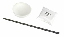 Ceramic Metal Melting Crucible Set with Graphite Stir Rod and Flux Casting Tools