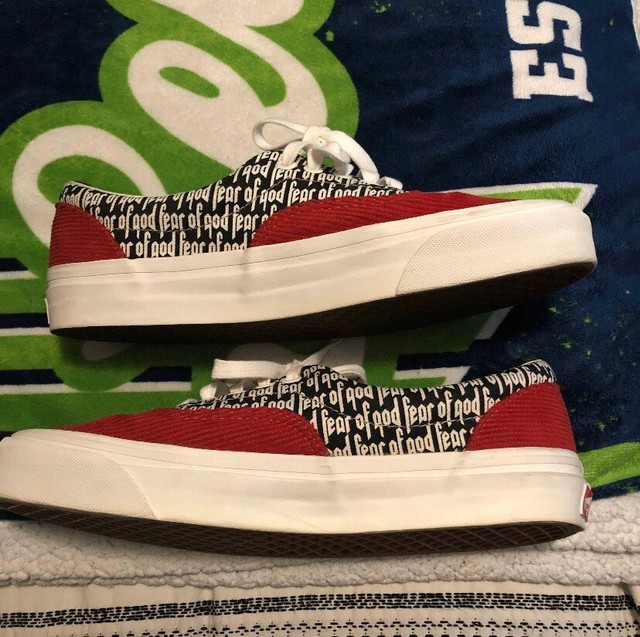 vans era 95 dx fear of god red