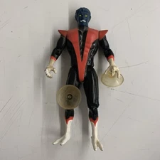 ToyBiz Marvel Nightcrawler Super Suction X-Men 5" Loose Action Figure 1993