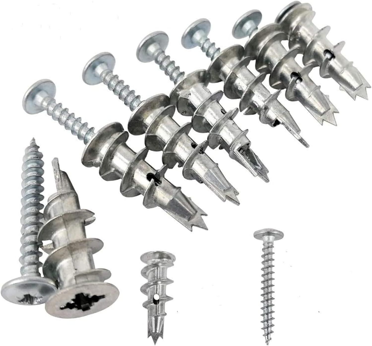 Plasterboard Fixings Metal Self Drill Cavity Wall Anchor Rawl Plugs
