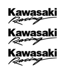 x3 Kawasaki Racing Decals Stickers Vinyl motorcycle ninja ZX Z KLX KSR 6"-12"