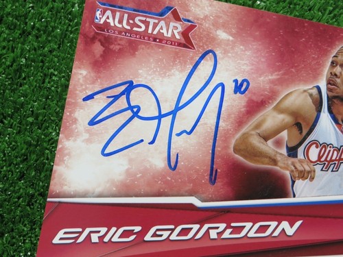 ERIC GORDON SIGNED LOS ANGELES CLIPPERS Panini 11 All Star game 5x7 PHOTO - Picture 2 of 2