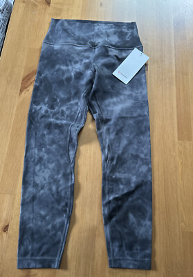 Lululemon Align HR 25  Size 12 Diamond Dye Gray DDPG New with Tag Authentic