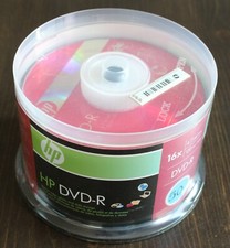 BRAND NEW  SEALED 50 PACK HP DVD-R 16X