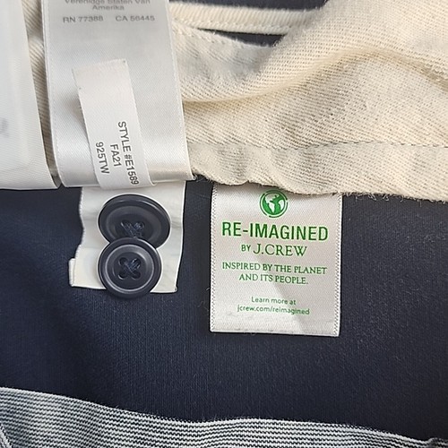 J. Crew Stretch Chino Pants Men's 30 x 30 Navy Blue Slim Pockets Straight Leg - Picture 6 of 10