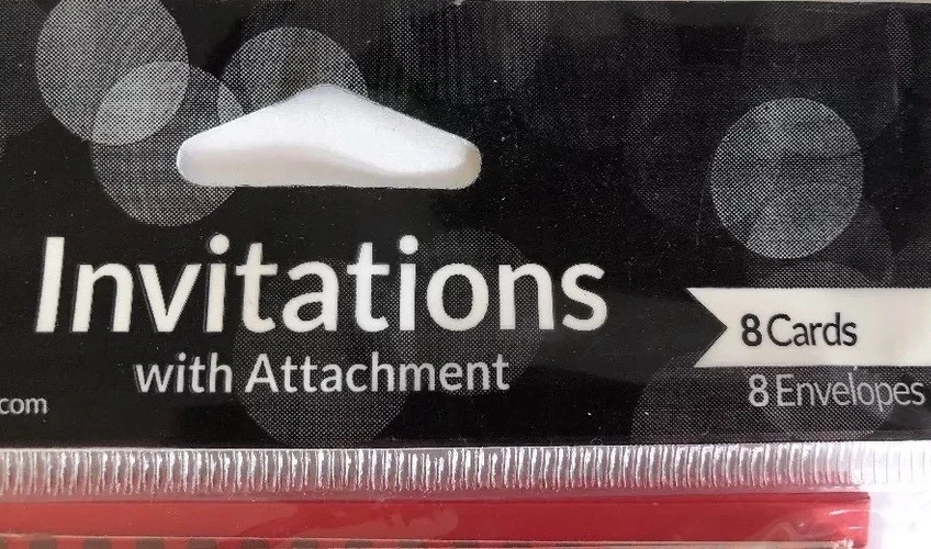 Mustache Madness Invitations Invites Red Black Party Birthday Event - Image 4 of 4