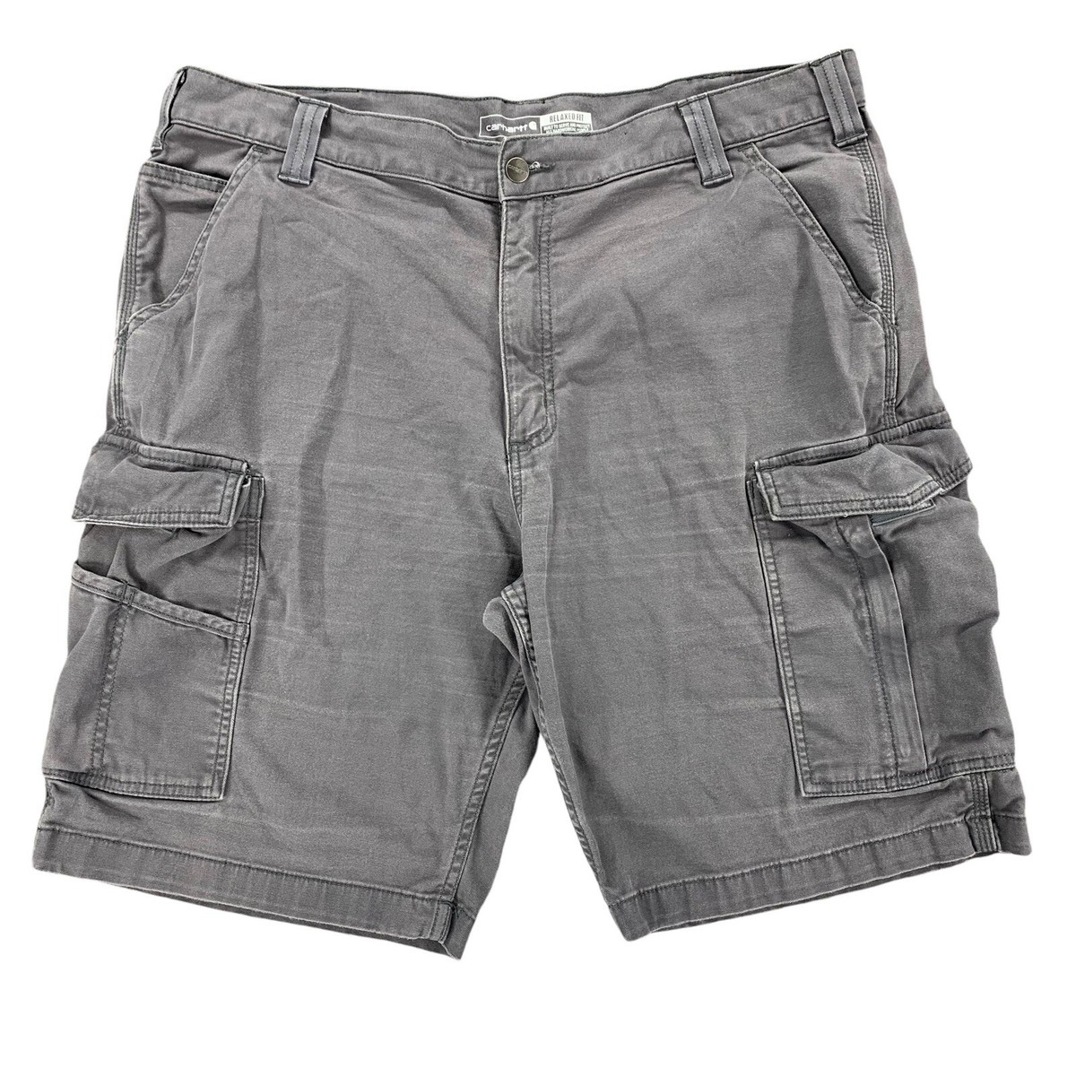 Carhartt Mens 40 Rugged Flex Relaxed Fit Dark Grey Cargo Work