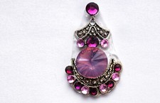 Tribal Bindi Lovebird ATS Tribal Fusion FCBD Style Bellydance Face Jewelry