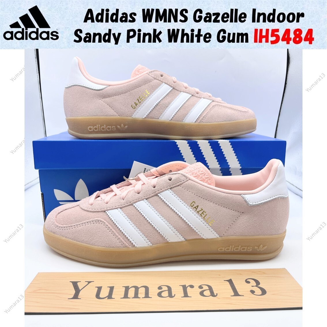 ◆adidas◆Gazelle Indoor Sandy Pink 韓国発 IH5484 22~30cm Adidas WMNS Gazelle Indoor Sandy Pink White Gum IH5484