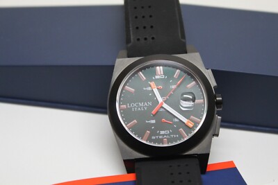 Locman stealth titanium 5 atm watch ref. 202 new never used