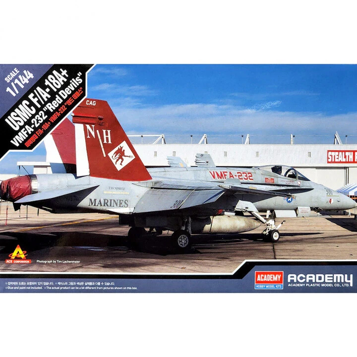 F/A 18 Hornet Red Devil USMC Model Kit By Academy Scale 1:144 12627