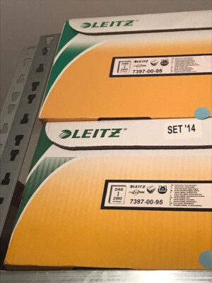 2 Pack in OVP LEITZ Buchbindemappen schwarz Hardcover DIN A4, je 10 St.