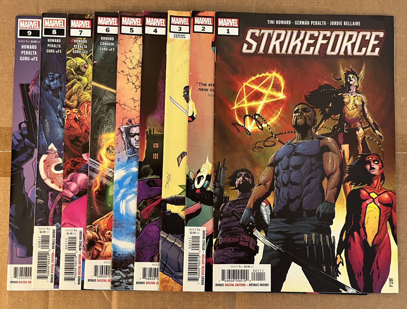 Strikeforce #1 - 9 Marvel Comics by Tini Howard , Andrea Sorrentino 2019