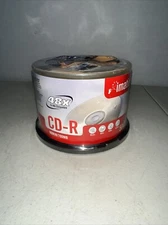 50 CDs IMATION CD-R Disks, 80 Min, 700 MB, 48X spindle media