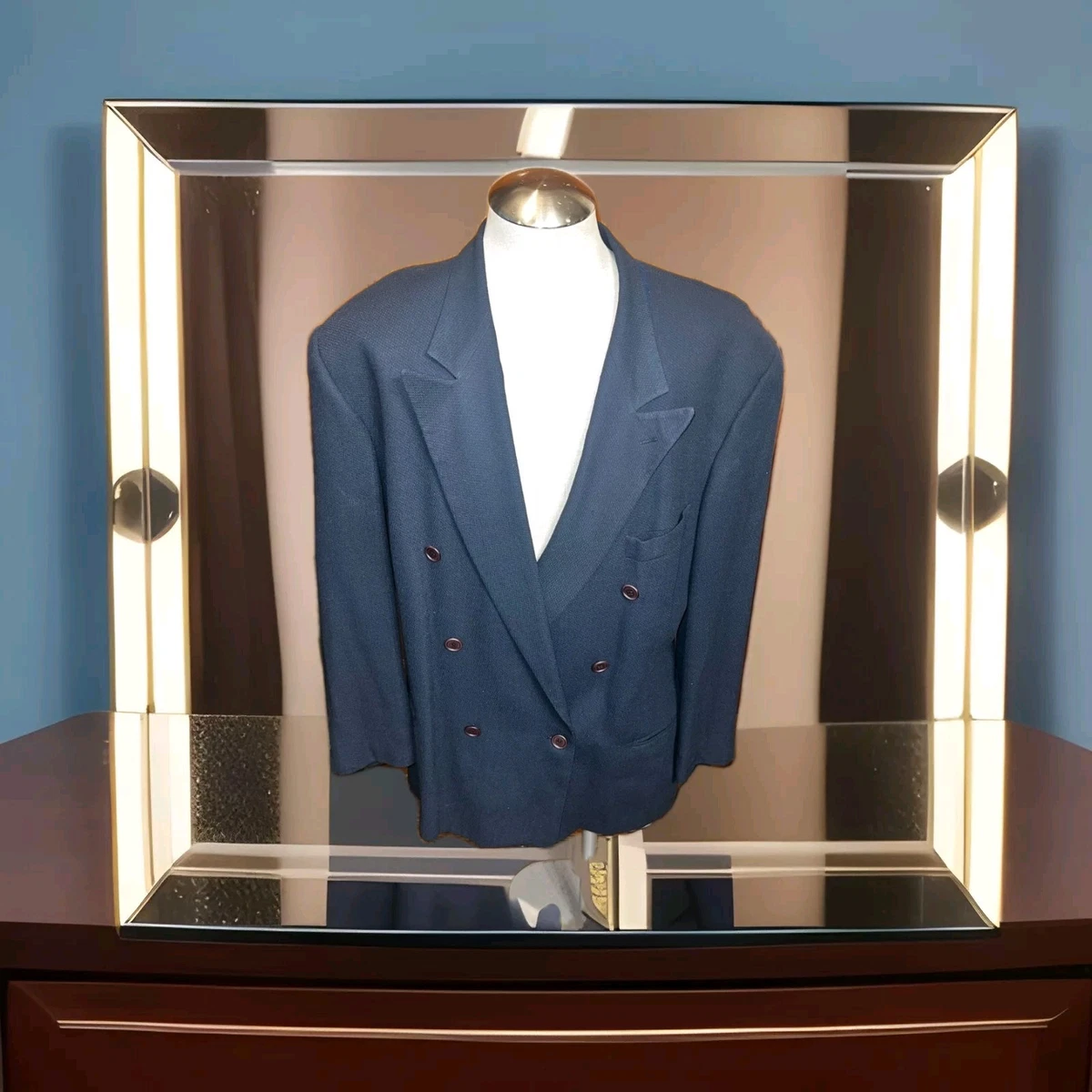 Giorgio Armani Blue Double-Breasted Suits & Blazers for Men for