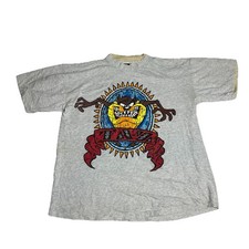 Vintage Looney Tunes Taz T-Shirt Adult XL Made In USA Cotton Tasmanian Devil