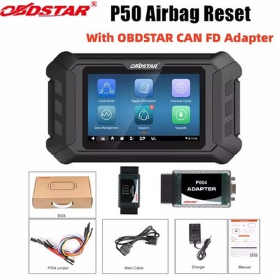 OBDSTAR P50 Covers Over 16000+ EC.U Part No.&102 Brand With CANFD CAN FD Adapter